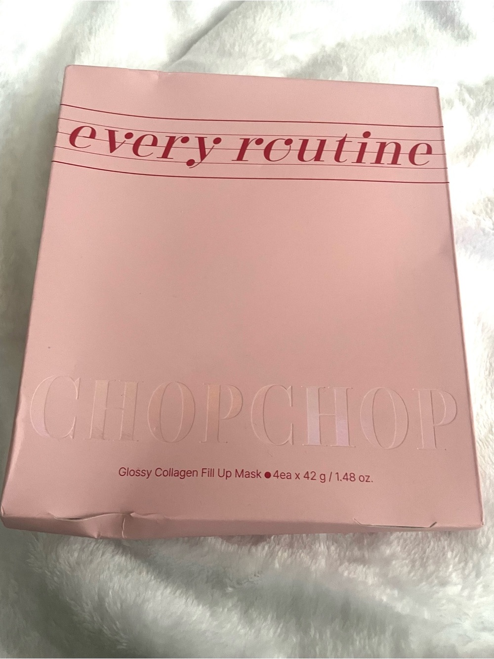 Every Routine Glossy Collagen Fill Up Mask set of 4- New!